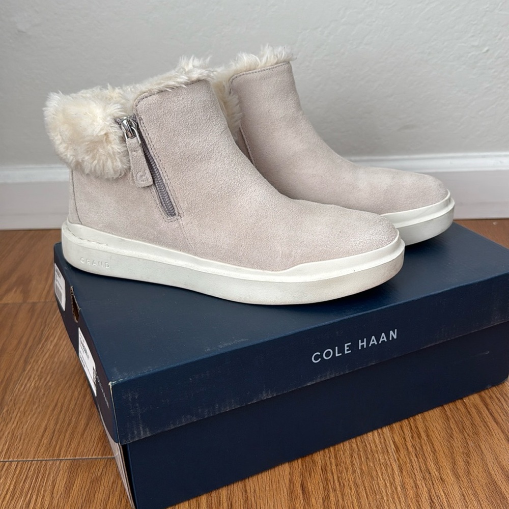 Cole Haan suede boots